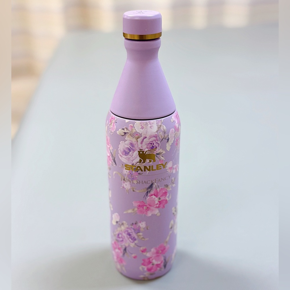 Limited Stanley x Love Shack Fancy Pastel Purple Floral Bottle